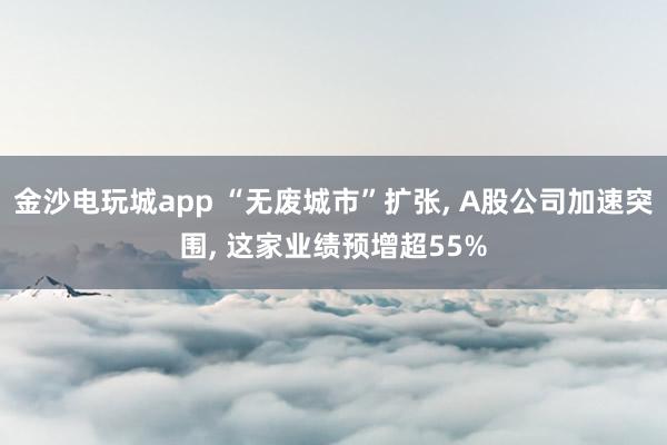 金沙電玩城app “無廢城市”擴(kuò)張, A股公司加速突圍, 這家業(yè)績預(yù)增超55%